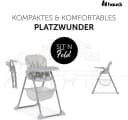 Hauck Hochstuhl Sit N Fold zusammenklappbar Beige Bild 1