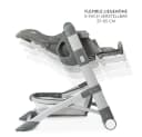 Hauck Hochstuhl Grow Up Melange Grey - Höhenverstellbarer Babystuhl mit Tisch Bild 3