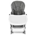 Hauck Hochstuhl Grow Up Melange Grey - Höhenverstellbarer Babystuhl mit Tisch Bild 5