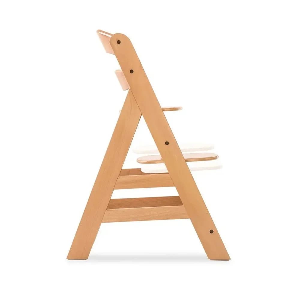 Hauck Hochstuhl Alpha Newborn Set Pre mit Aufsatz Grau/Buche - Bild 2