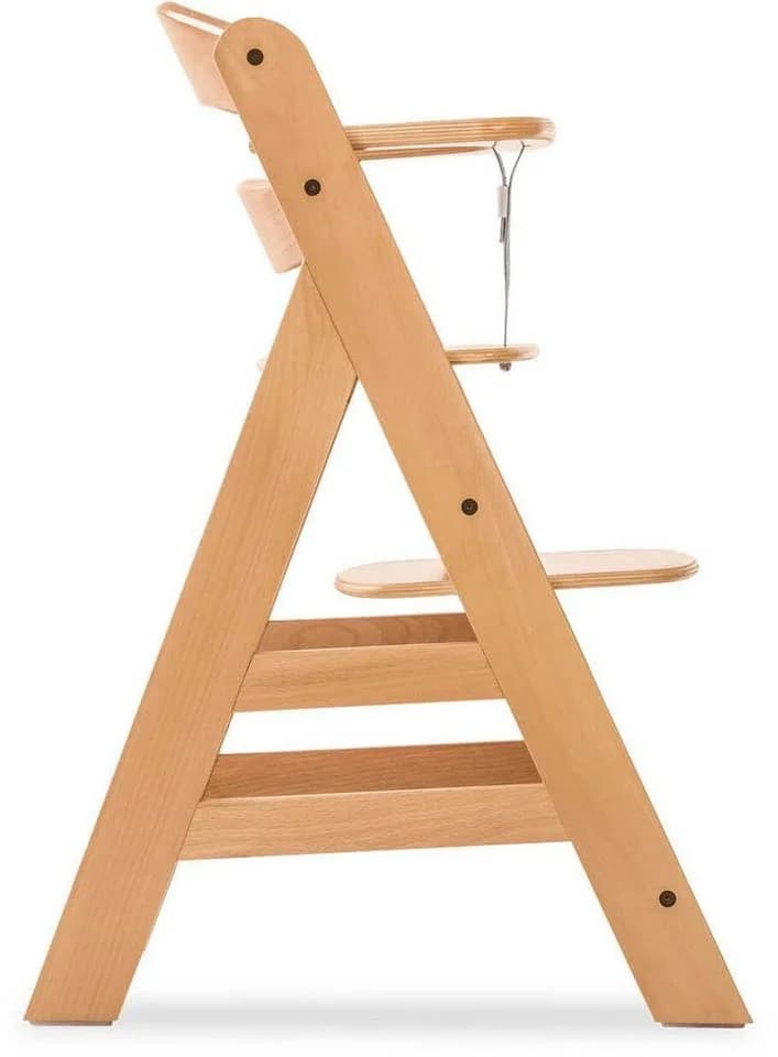 Hauck Hochstuhl Alpha Newborn Set Pre mit Aufsatz Grau/Buche - Bild 5