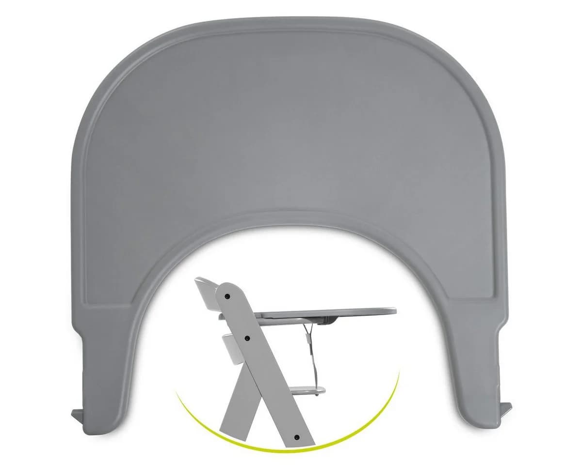 Hauck Hochstuhltablett Click Tray Grau - Einklick Essbrett für Alpha+ Beta+ - Bild 4