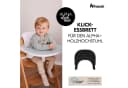 Hauck Hochstuhltablett Alpha Click Tray Schwarz Kunststoff Bild 1