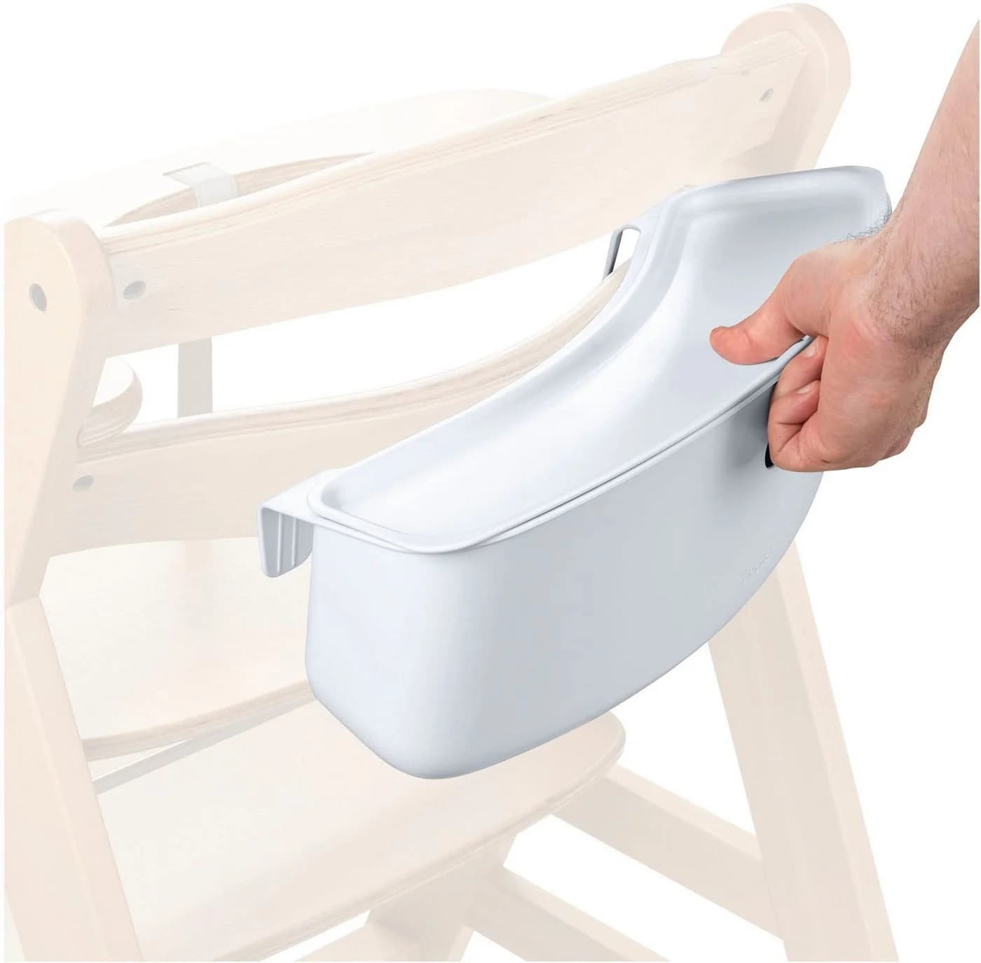 Hauck Aufbewahrungsbox Highchair Box S Weiß für Hochstühle - Bild 5