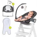 Hauck Hochstuhltablett Bouncer 2in1 Deluxe Melange Grey Bild 2