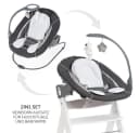 Hauck Hochstuhltablett Bouncer 2in1 Deluxe Melange Grey Bild 4