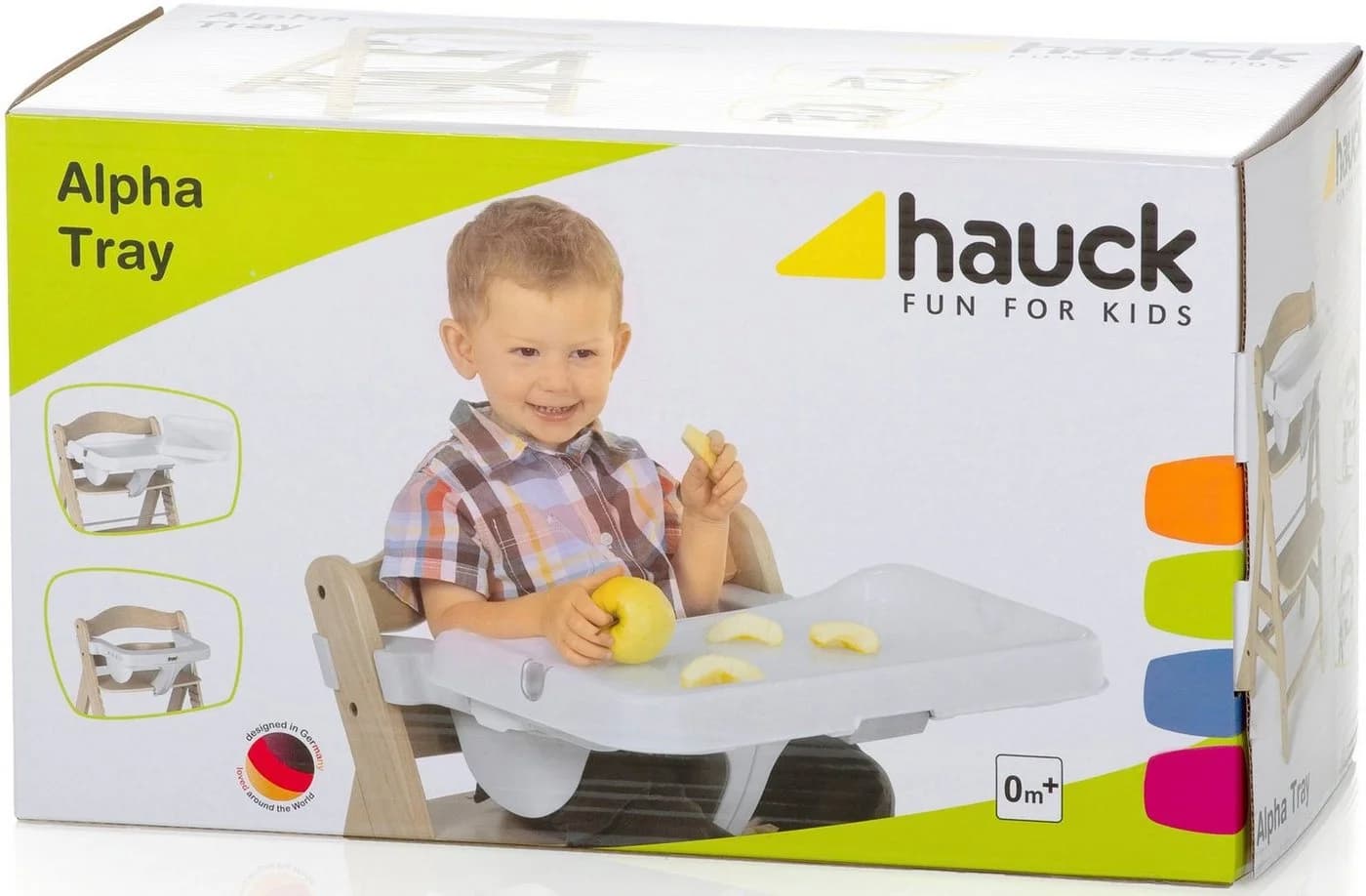 Hauck Alpha Tray Hochstuhltablett Weiß Kunststoff