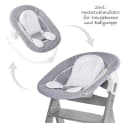 Hauck Hochstuhltablett Bouncer 2in1 Stretch Grey Babywippe Neugeborenenaufsatz Bild 1