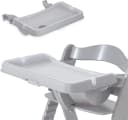 Hauck Hochstuhltablett Alpha Tray Grau Kunststoff 2-teilig Bild 4