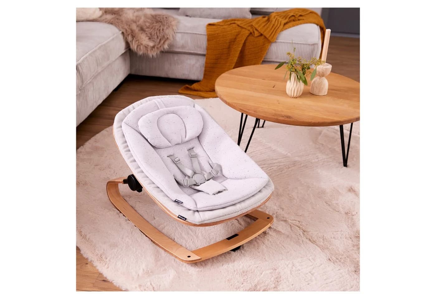 Hauck Hochstuhlaufsatz Eco Bouncer 3in1 Wippe inkl. Gestell & Adapter - Bild 3