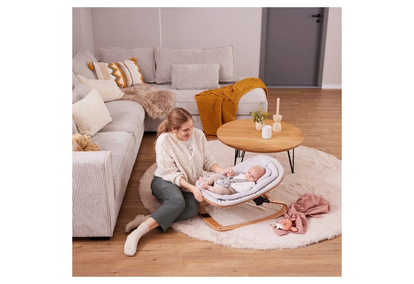 Hauck Hochstuhlaufsatz Eco Bouncer 3in1 Wippe inkl. Gestell & Adapter - Bild 5