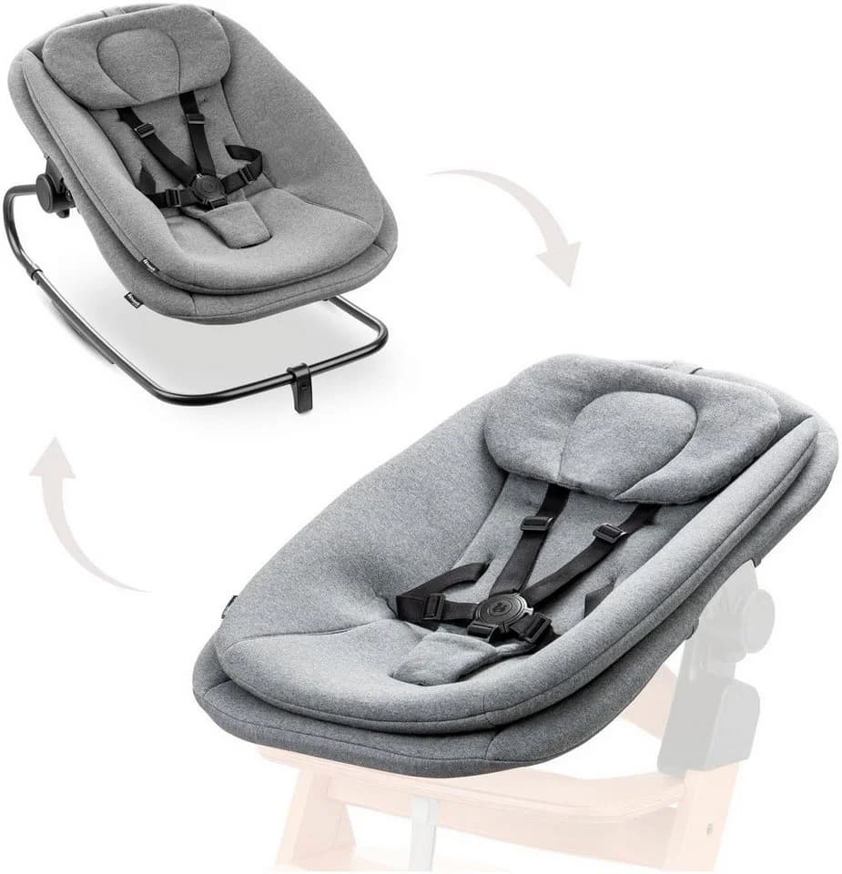 Hauck Babywippe Highchair Bouncer Dark Grey Melange 3-in-1 - Bild 2