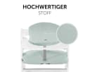 Hauck Hochstuhlauflage Select Muslin Mint 2-teilig Bild 3