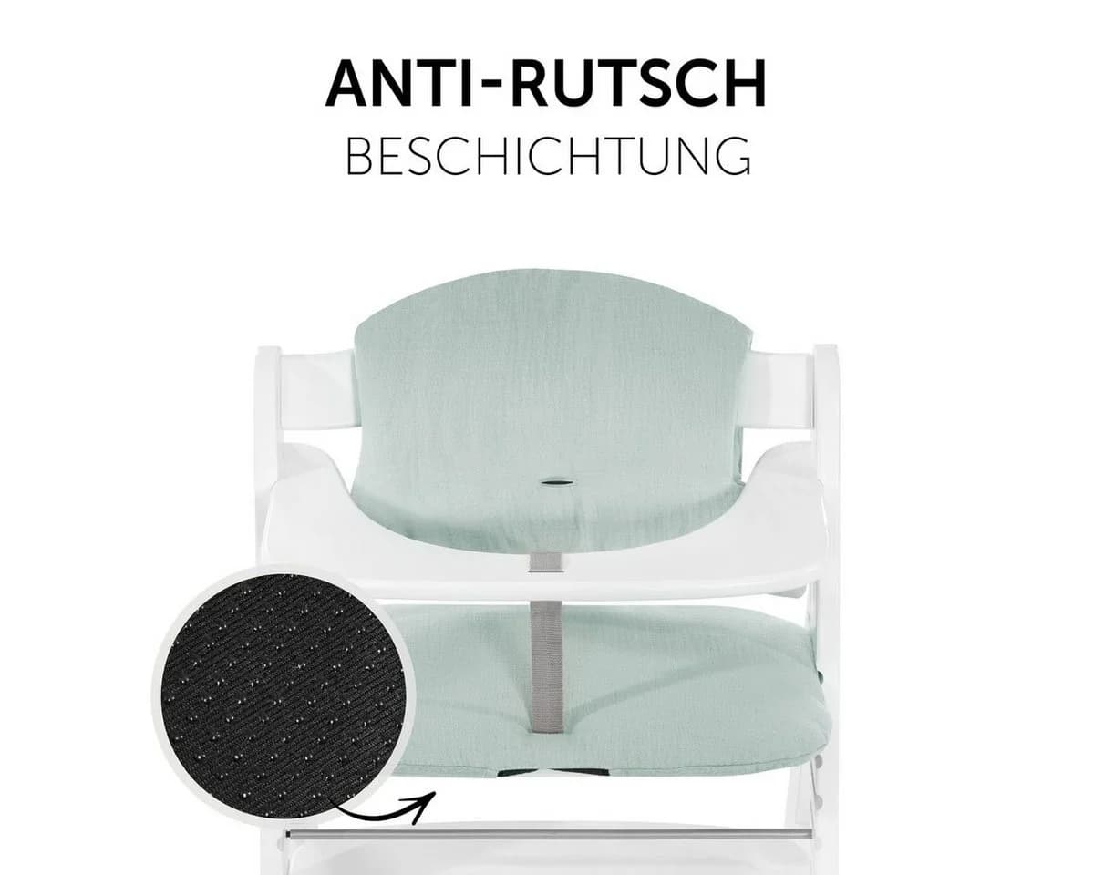 Hauck Hochstuhlauflage Select Muslin Mint 2-teilig - Bild 5