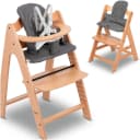 Hauck Highchair Baby Seat Pad - Grau - 2in1 Sitzauflage für Hochstuhl Bild 2