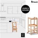 HAUCK Lernturm Learn N Explore Natural Massivholz Bild 1