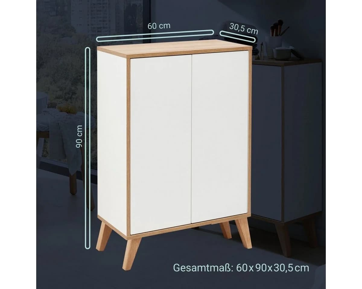 FACKELMANN Badmöbel-Set Finn Doppel Midischrank 60 cm - Bild 5