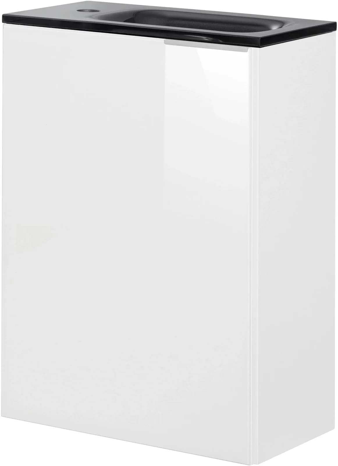 Waschtisch FACKELMANN SBC Weiß Glas Holzwerkstoff