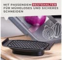 Fackelmann Gemüsehobel mit Restehalter aschgrau Bild 1