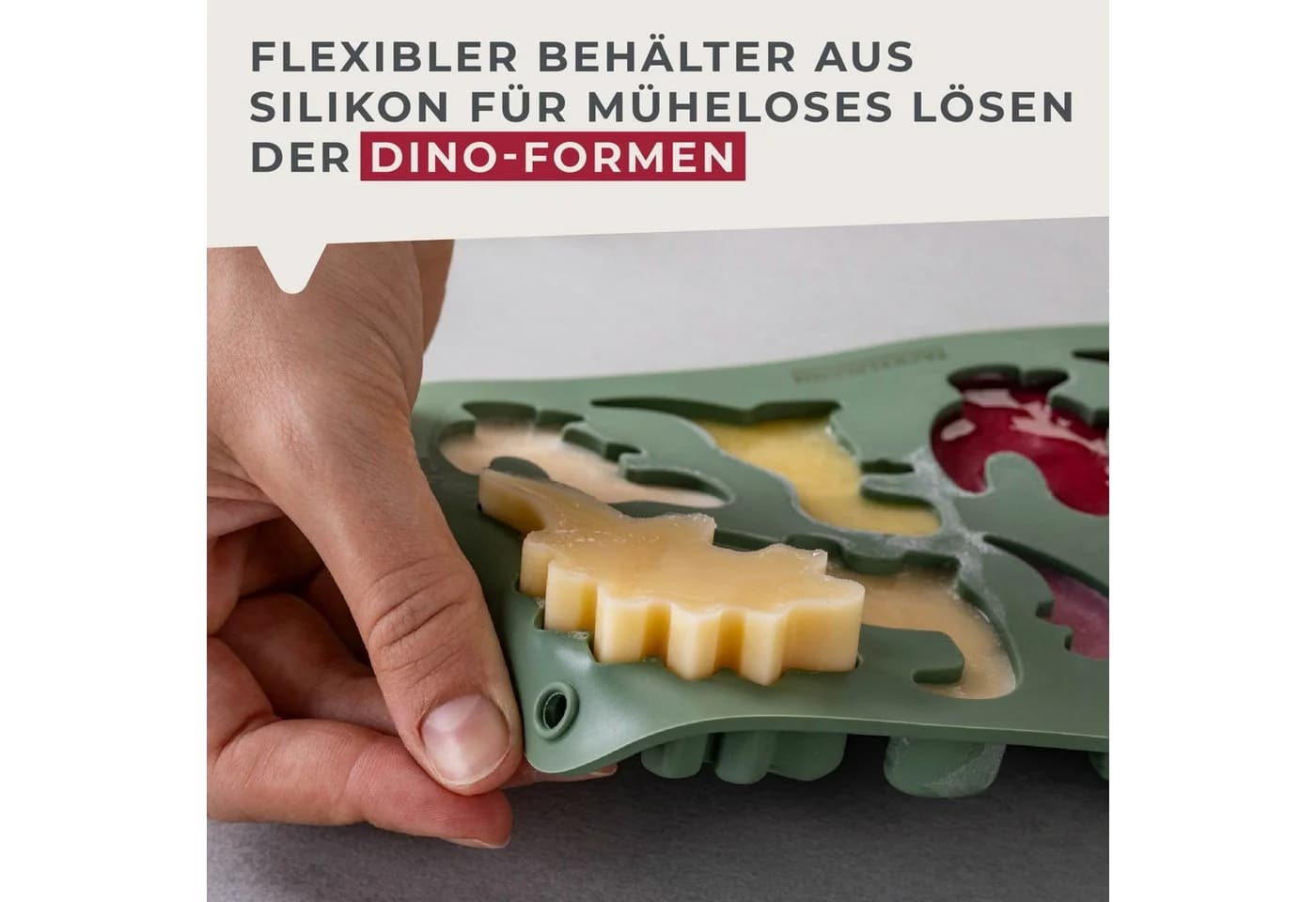 FACKELMANN Eiswürfelform Dino Silikon Dinosaurier - Bild 3