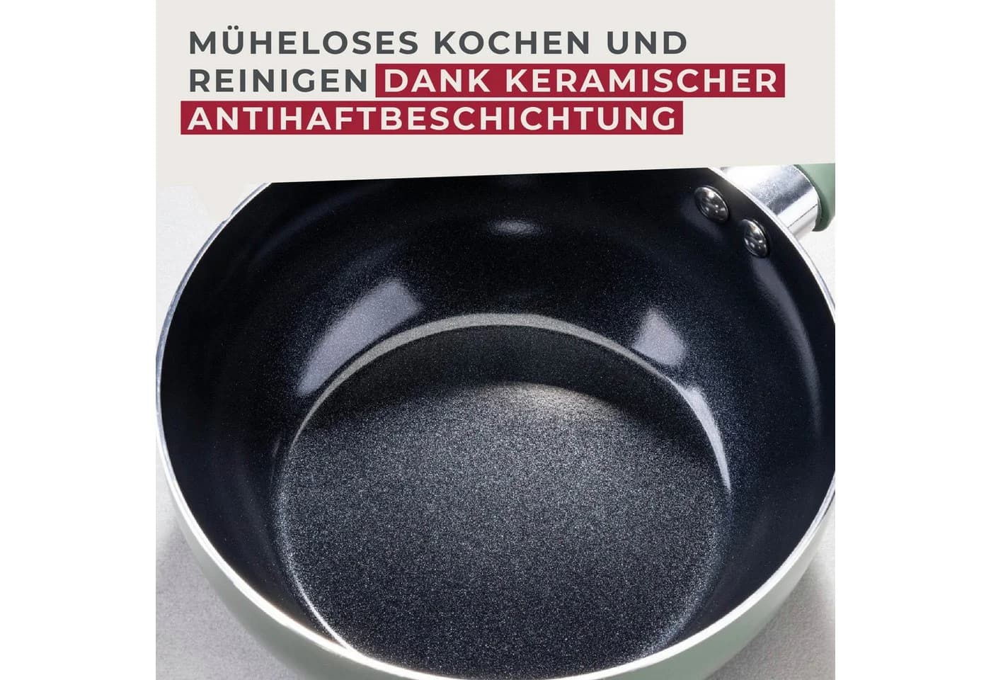 FACKELMANN Mini Wokpfanne Ø18 cm Keramikbeschichtung - Bild 3