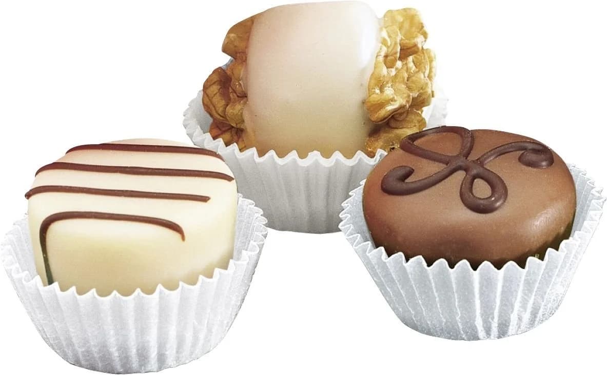 Zenker Papier-Pralinenförmchen 200 Stück Weiß - Bild 3