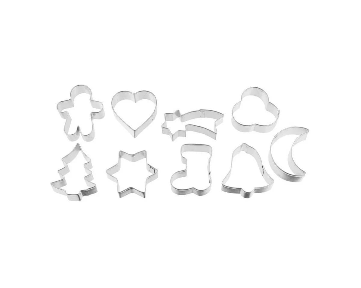 Zenker Ausstecher-Set PATISSERIE 10-teilig Weißblech Weihnachten - Bild 2