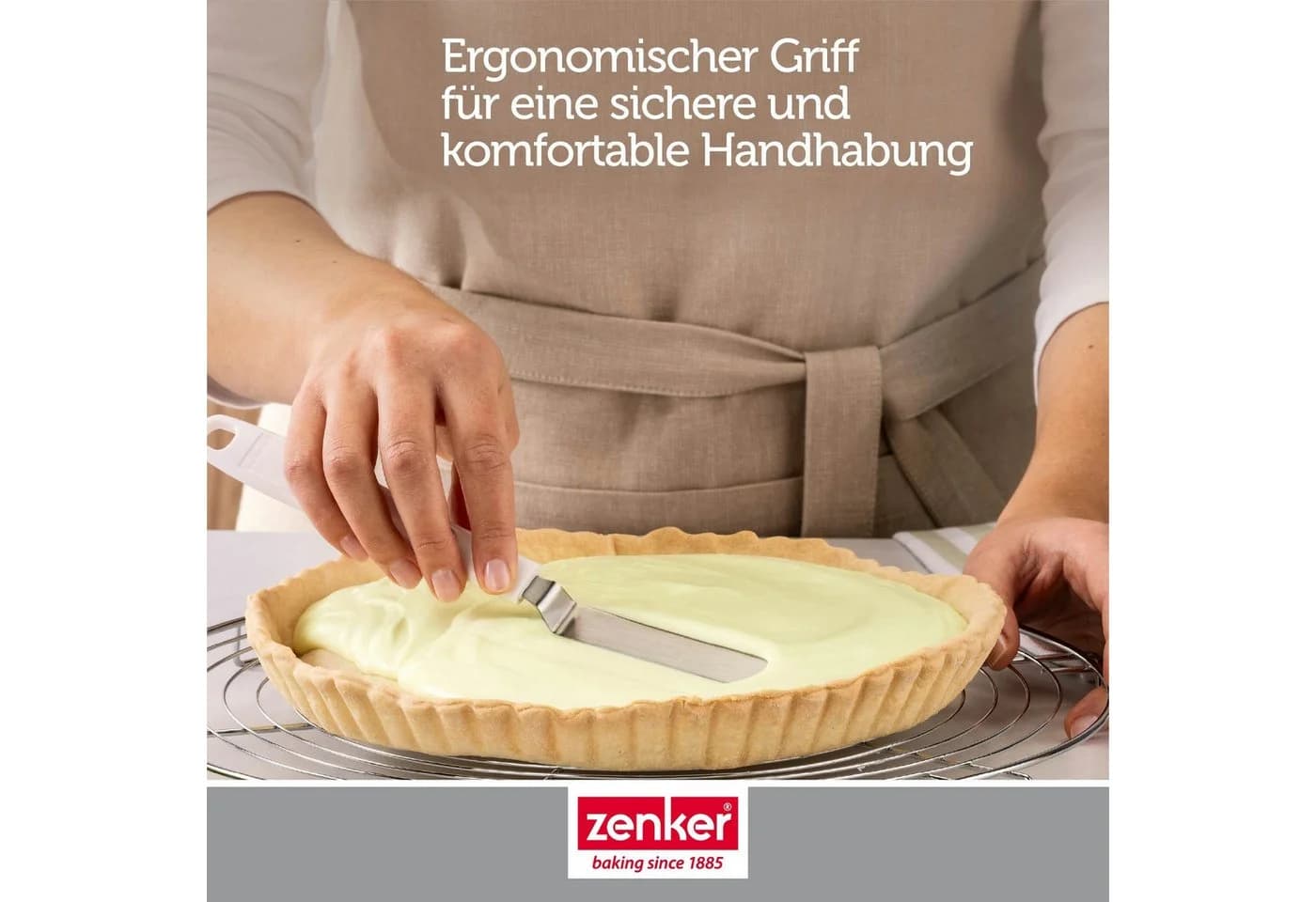 Zenker Dekorierspatel Edelstahl Ergonomischer Griff - Bild 4