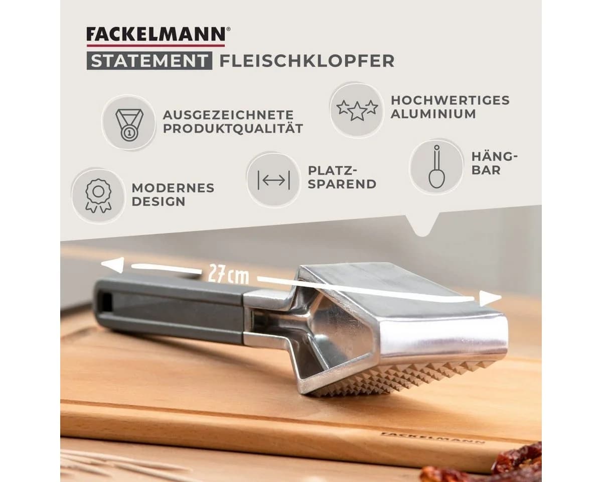 Fackelmann Fleischklopfer Statement Dunkelgrau - Bild 2