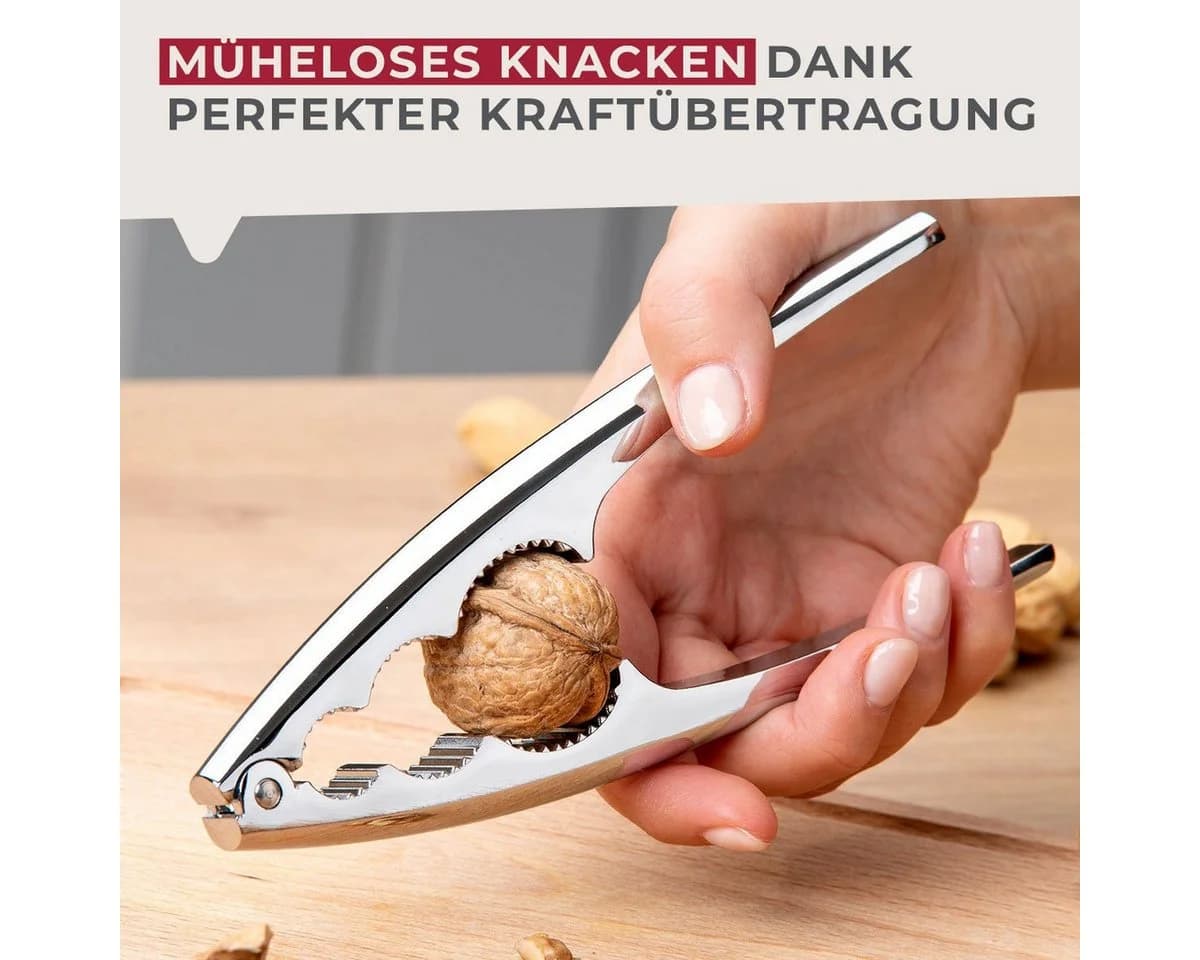 FACKELMANN Nussknacker verchromtes Zink Silber Premium - Bild 3
