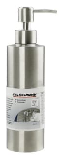 Fackelmann Seifenspender Edelstahl Silber Matt 350 ml Bild 1