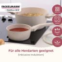 Fackelmann Kochtopf mit Deckel 24 cm Pastell-Beige Aluminium Bild 4