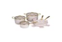 FACKELMANN Topf-Set 10-tlg. Aluminium Keramikbeschichtung Gold Bild 2