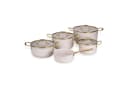 FACKELMANN Signature Kochtopf-Set 9-tlg. Beige/Gold Keramikbeschichtung Bild 2