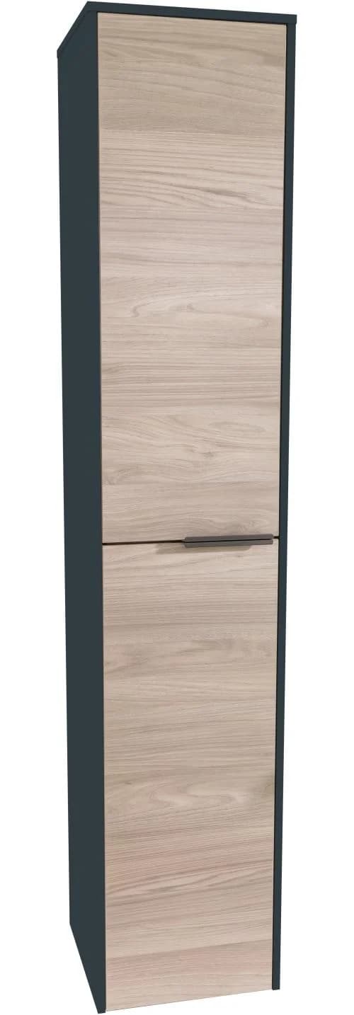 Hochschrank WELLTIME Novara transparent Spanplatte Badschrank