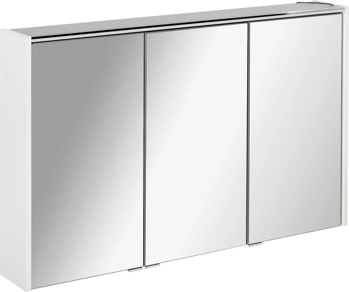 Spiegelschrank WELLTIME Belmont Weiß 110x68,3x16 cm Spanplatte