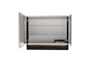 Eleganter Spiegelschrank aus Glas und Eiche Bild 5