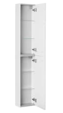 FACKELMANN Hochschrank SCENO slim Weiß Hochglanz Modern Bild 3