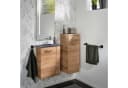 FACKELMANN Glas-Waschbecken Grau Modern Bild 3