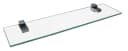 FACKELMANN Glasablage 40 cm mit Chrom-Halterungen Bild 2