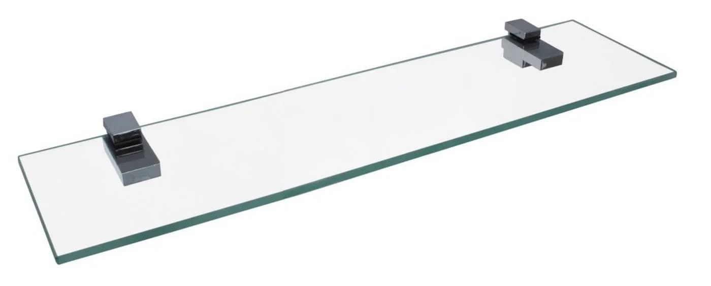 FACKELMANN Glasablage 40 cm mit Chrom-Halterungen - Bild 2