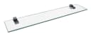 Fackelmann Glasablage 60 cm Silber Chrom Bild 2