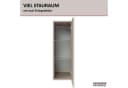 FACKELMANN Midischrank Grau Kaschmirdekor Bild 3