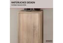 FACKELMANN Midischrank Badezimmerschrank Sonoma-Eiche Design Bild 1