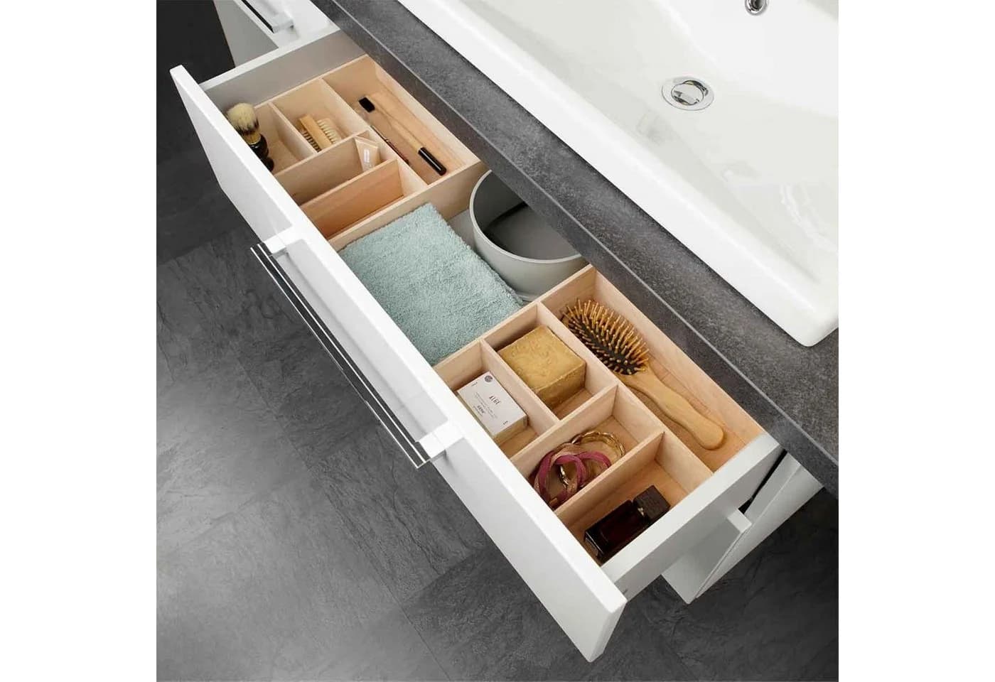 Fackelmann Schubkasten Einsatz 26 cm Buchenholz - Bild 3