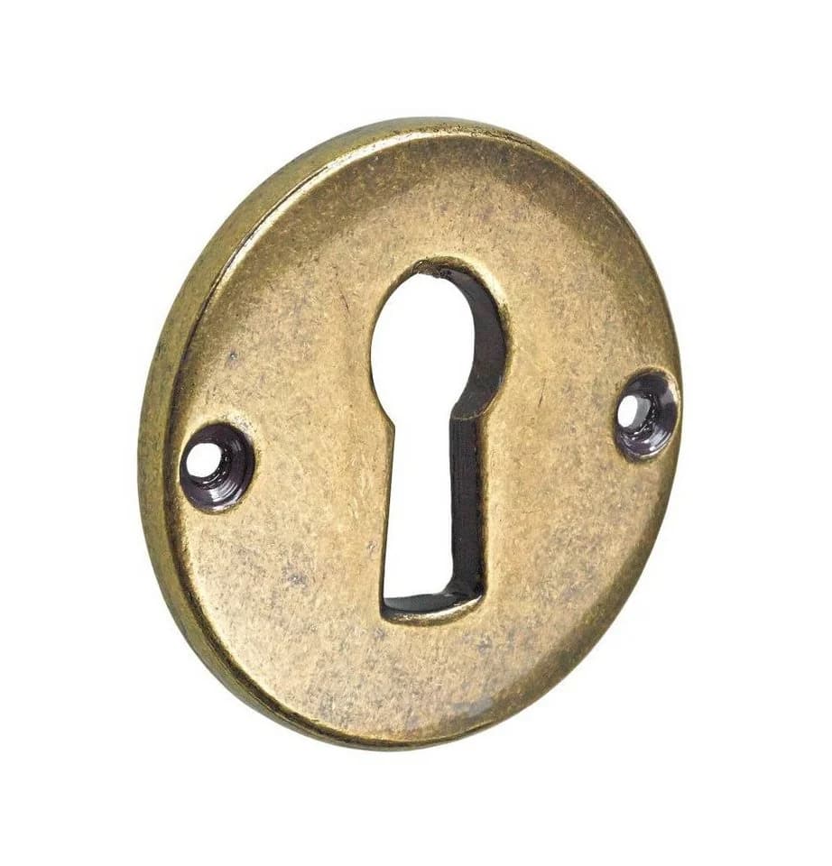 Hettich Schlüsselschild brüniert Ø30 mm Stahl