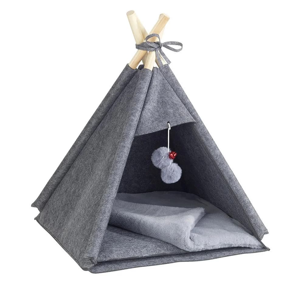 Maximex Tipi-Zelt Filz mit Eukalyptus-Holzgestänge - Bild 2