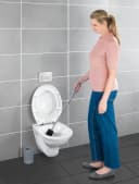 Maximex WC-Reinigungsbürste Extra Lang Schwarz/Silber Edelstahl Bild 4