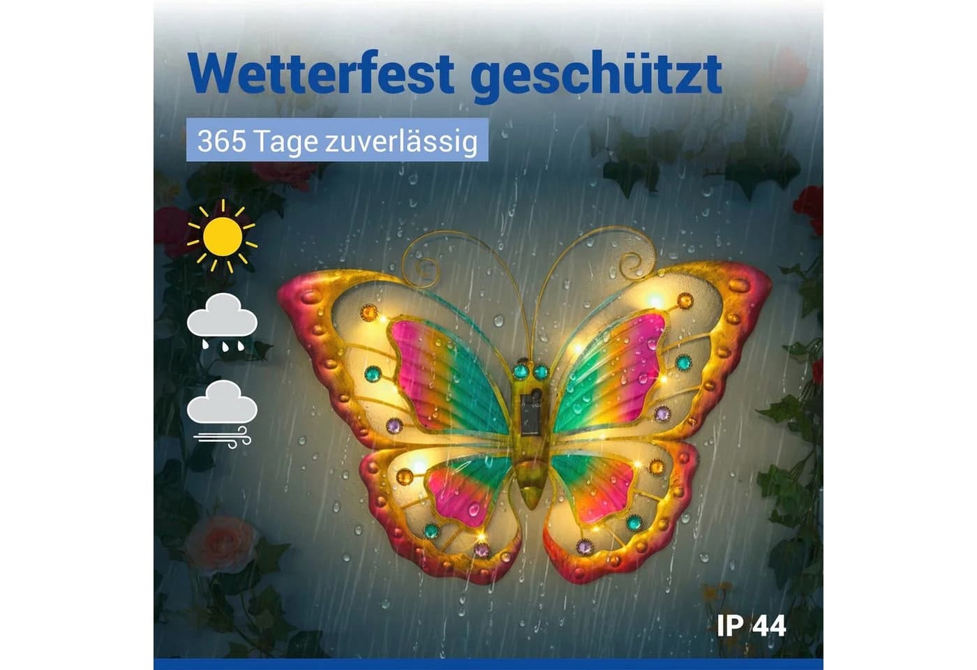 LED Gartenleuchte MAXIMEX Schmetterling Solar - Bild 4