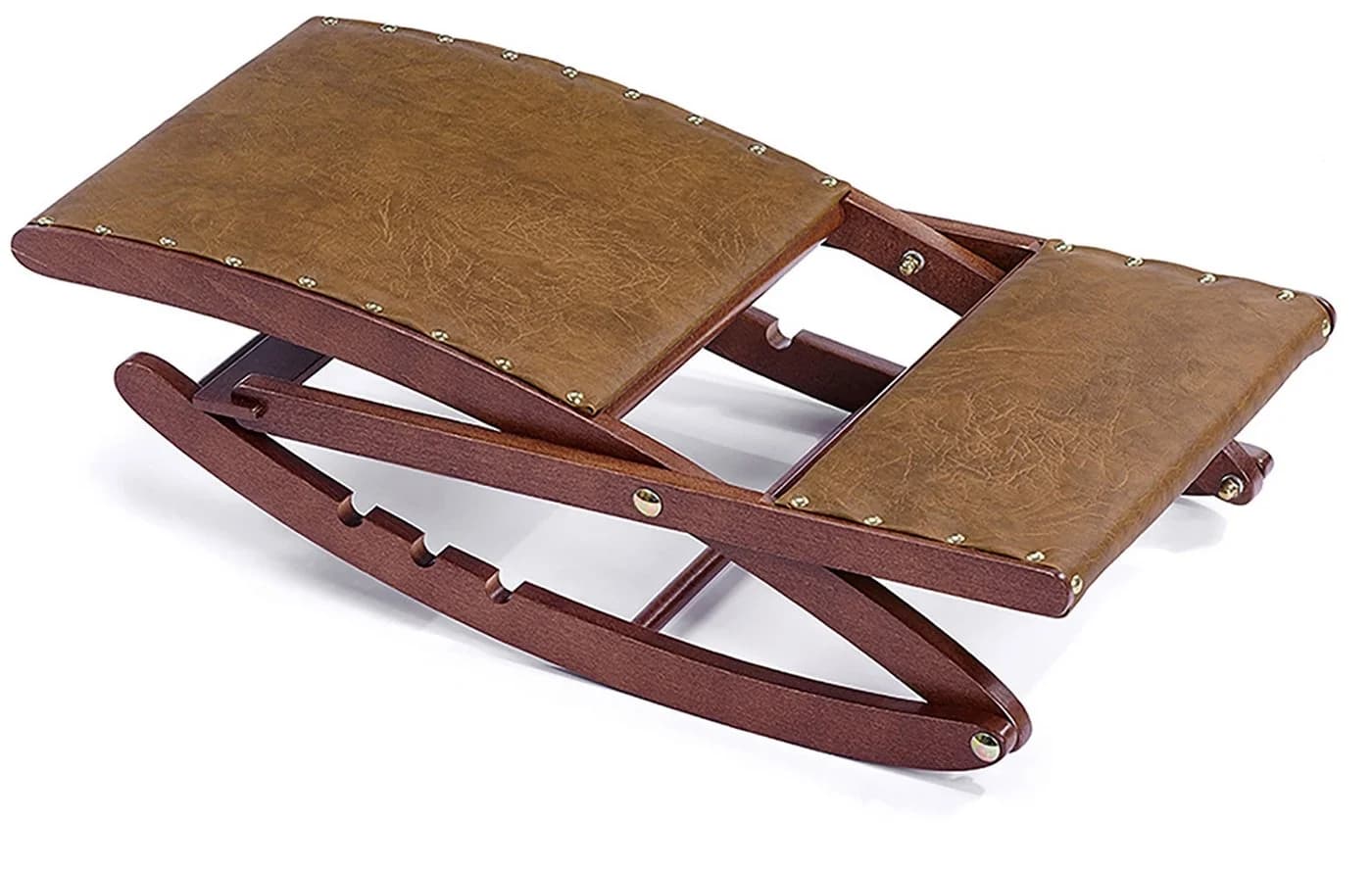 Maximex Fußhocker KOMFORT Beinschaukel Massivholz Buche Braun - Bild 3
